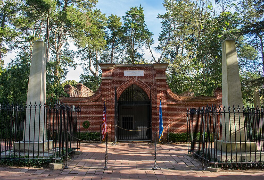 The Tomb of George Washington in Virginia.