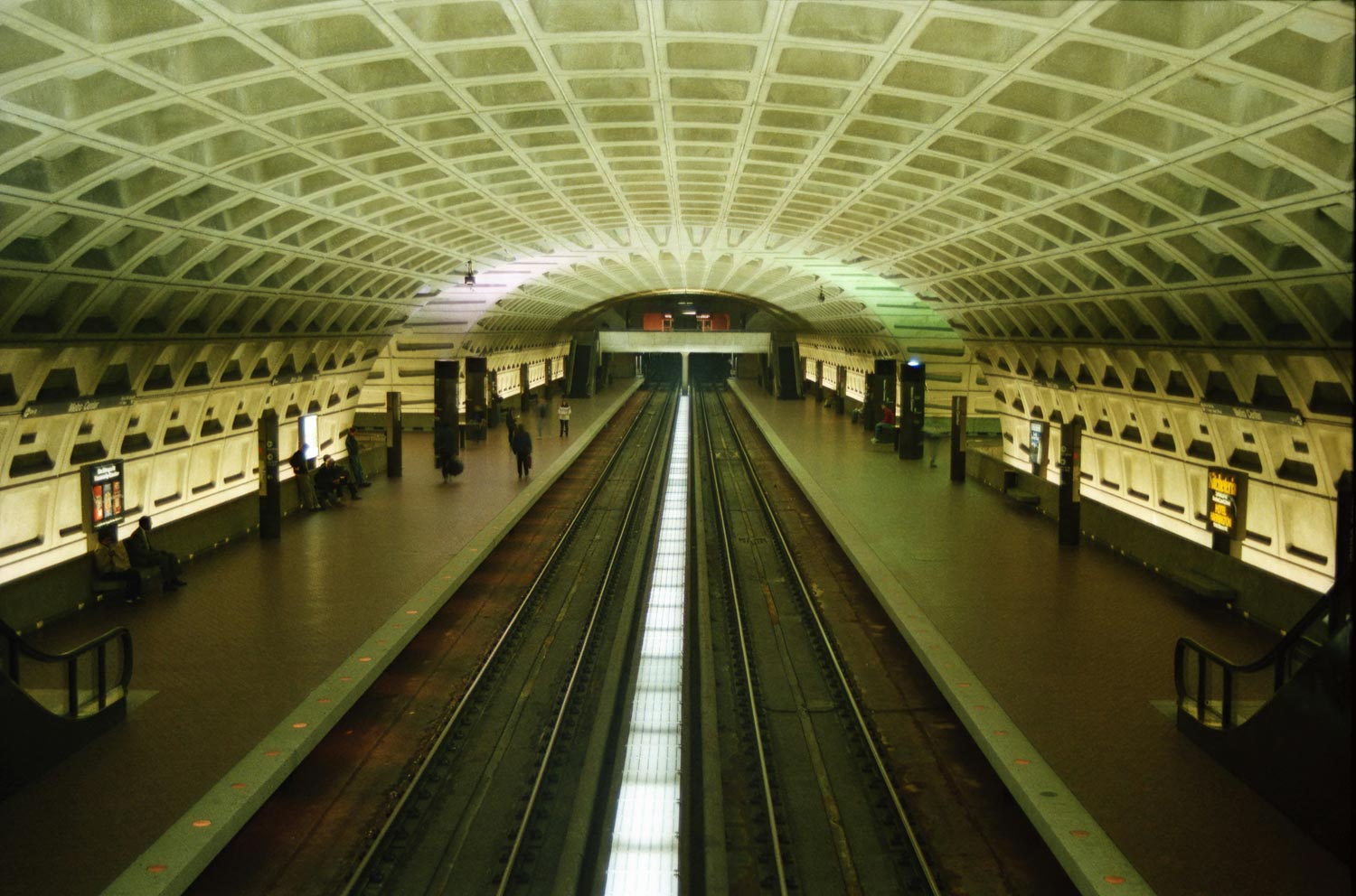 Subway station in Washington DC.
