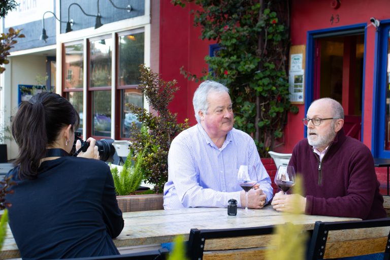 filming for sandrino in sausalito, ca