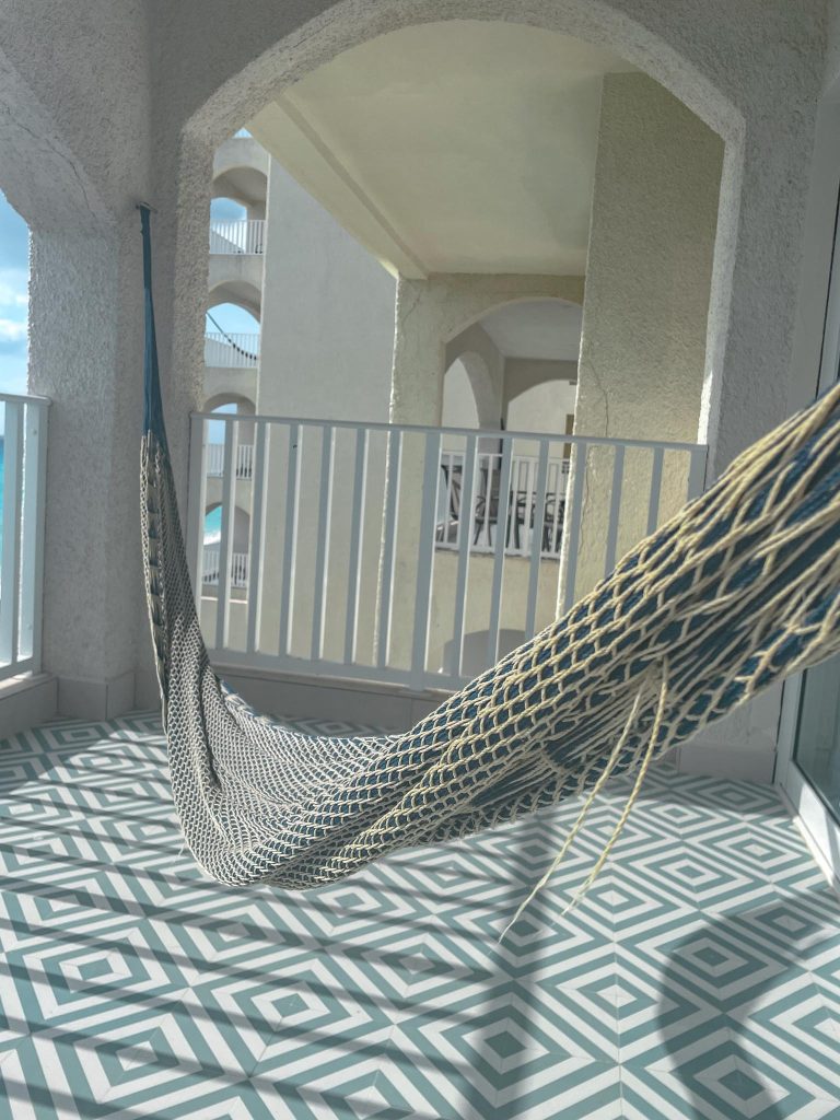 hammock on balcony