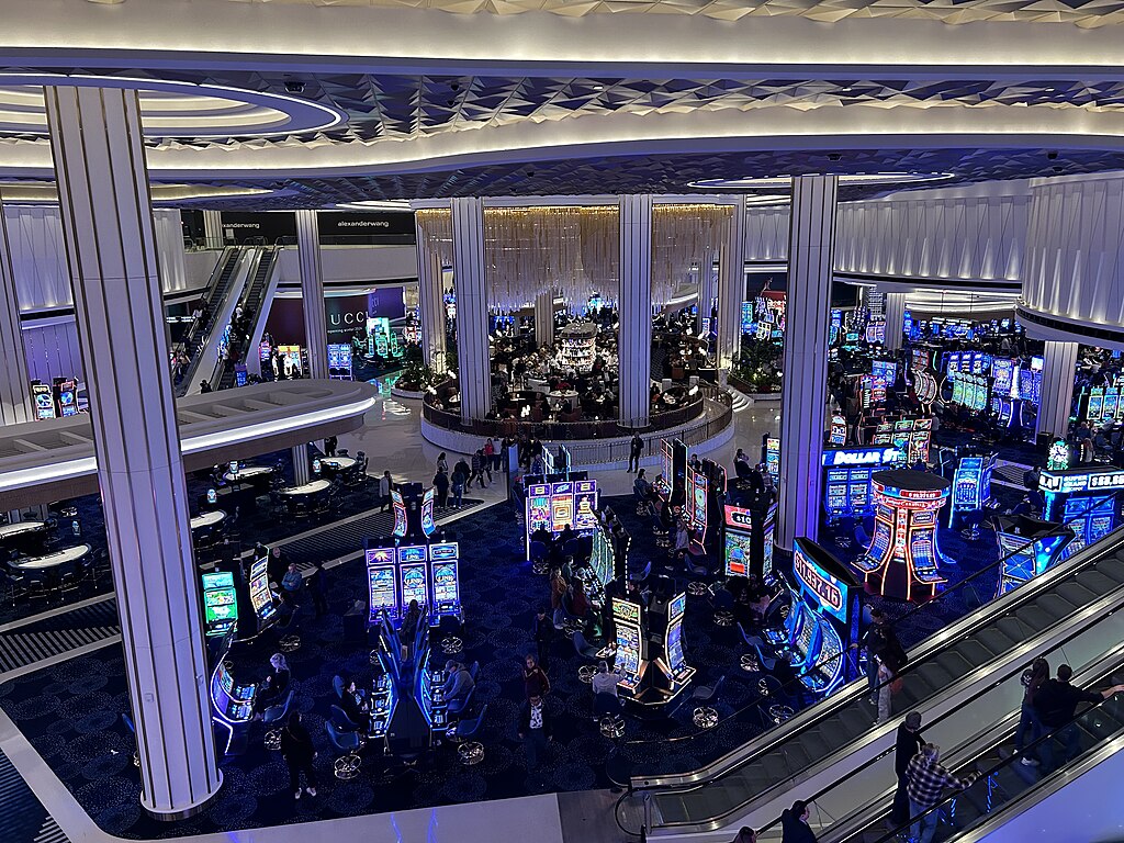 Casino inside Fontainebleau Las Vegas.