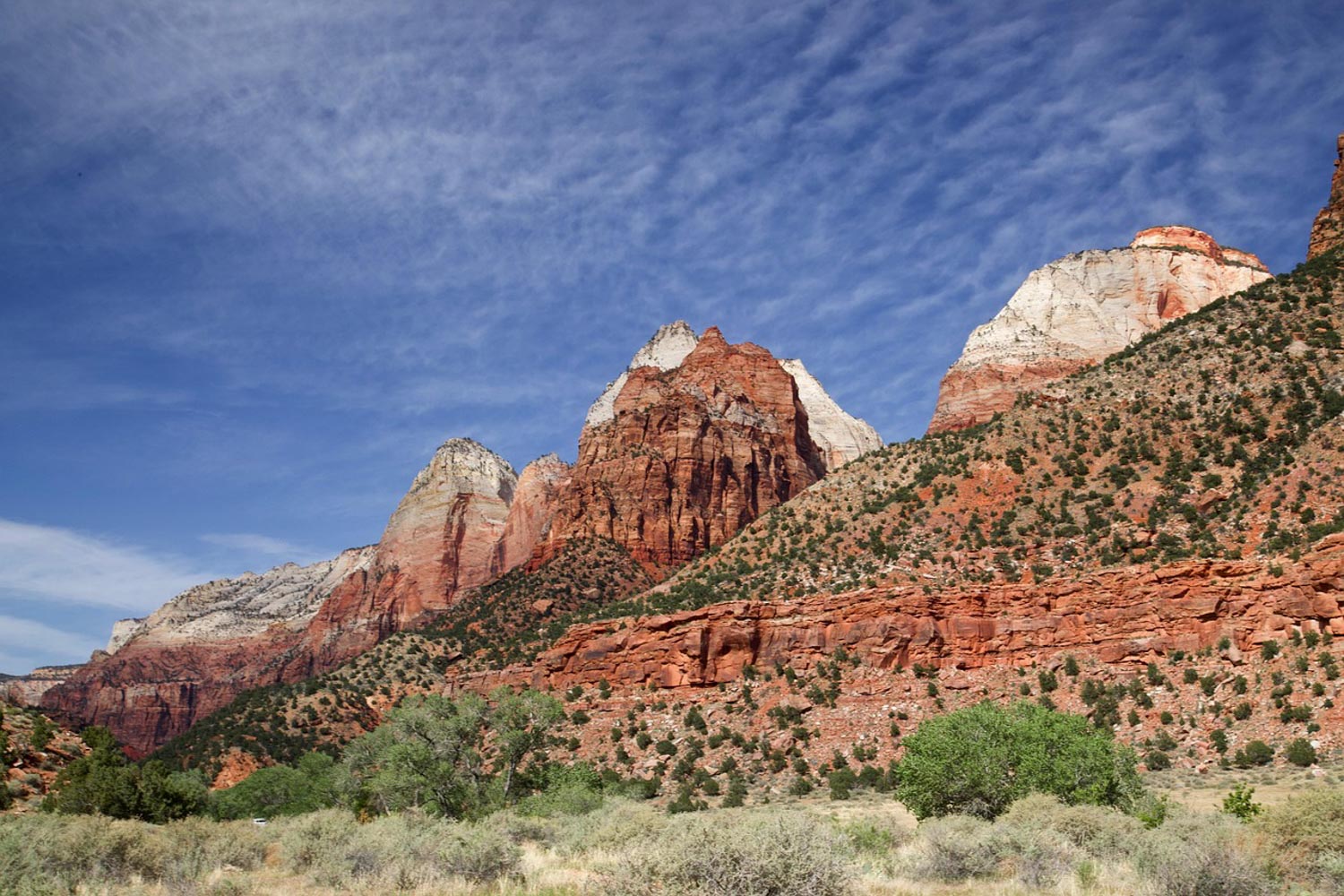 Zion National Park canyons.