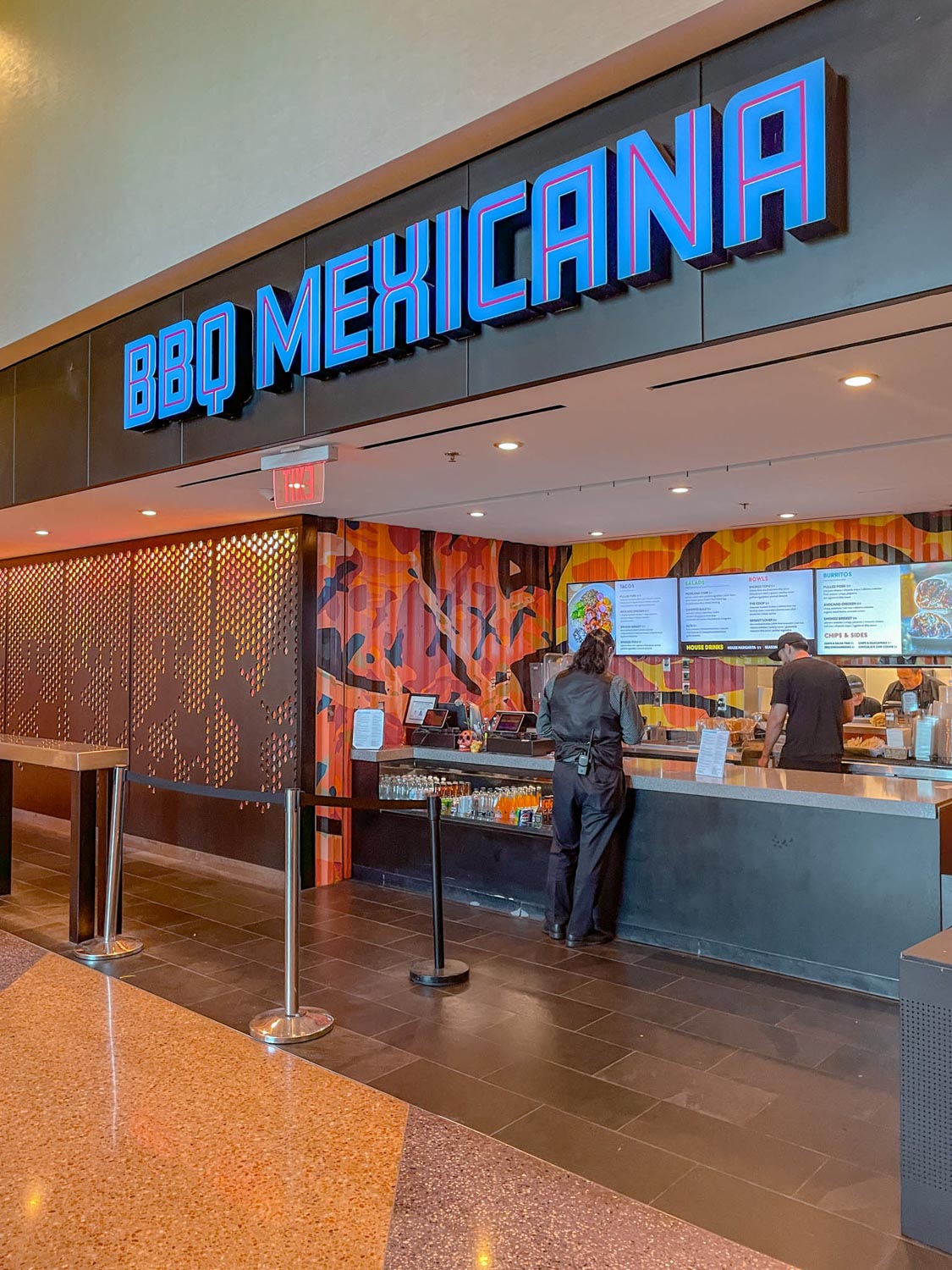 The entrance of BBQ Mexicana restaurant in Las Vegas.