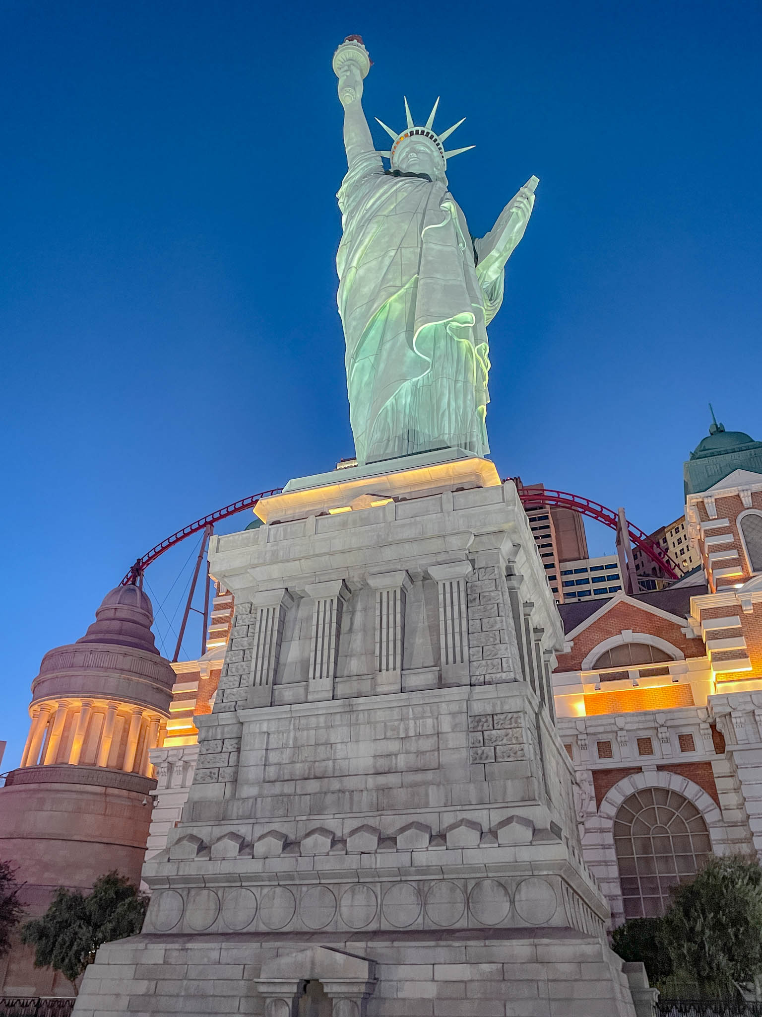 A replica of the Status of Liberty in Las Vegas.