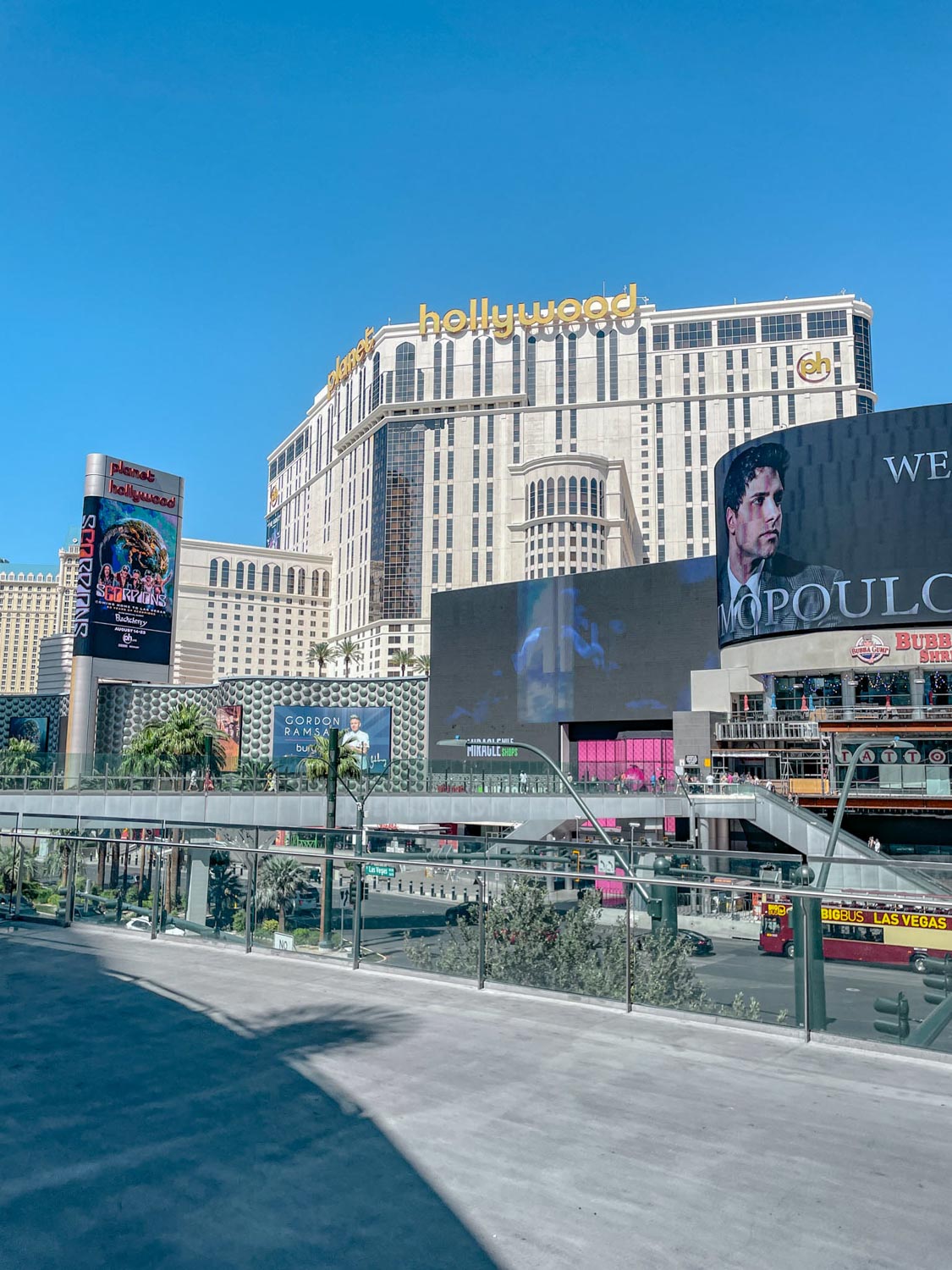 Planet Hollywood building in Las Vegas.