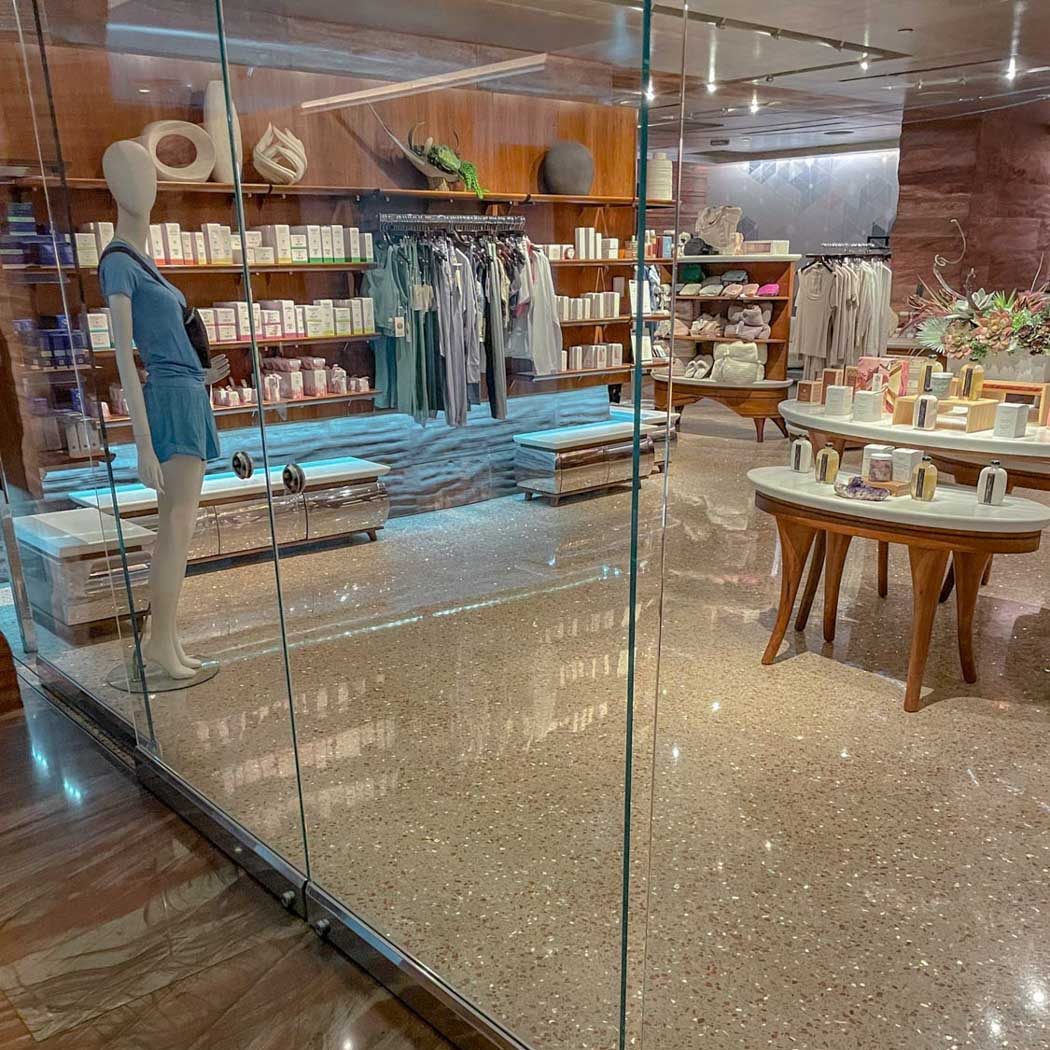 The shop at a spa in a Las Vegas hotel spa.