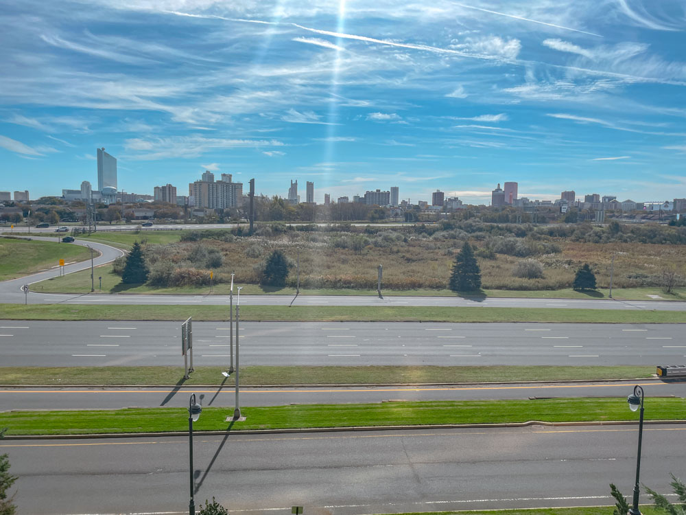 The roads of Atlantic City on a sunny day.