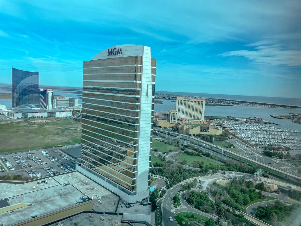 MGM hotel building in Atlantic City.