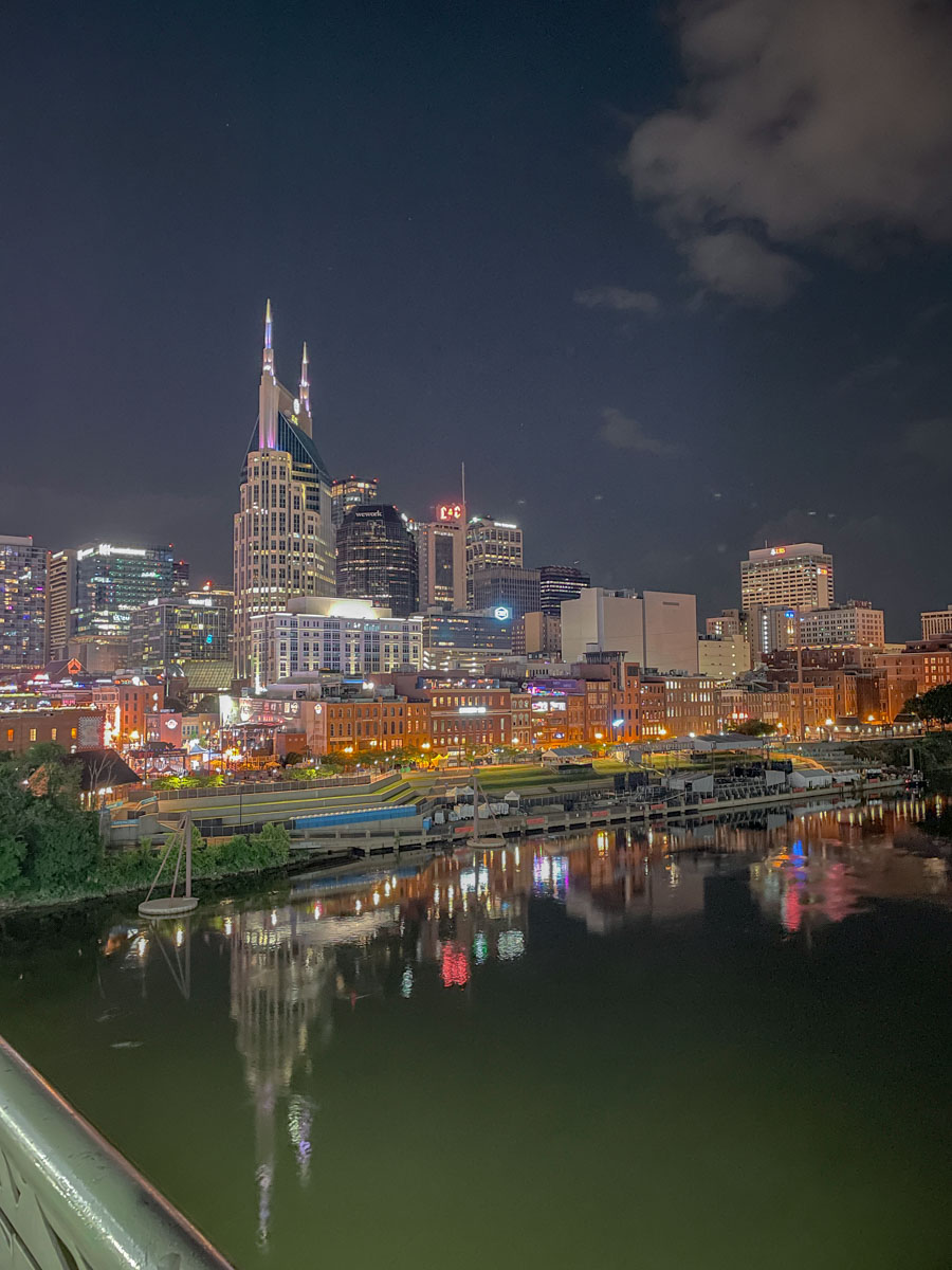 A riverfront park in Nashville Tennessee.