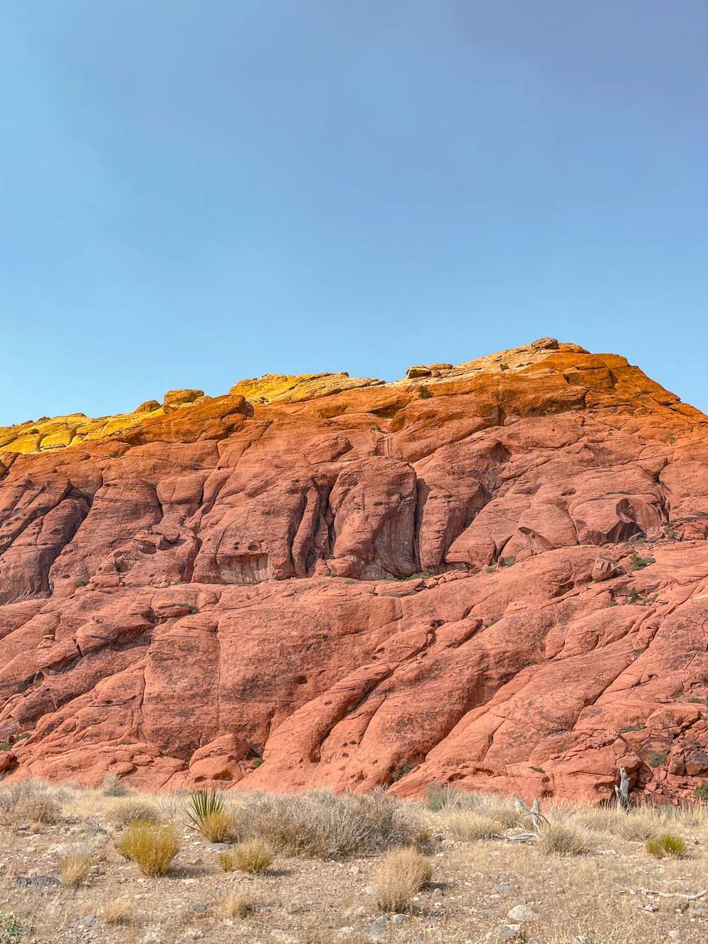 Red Rock Canyon formations.