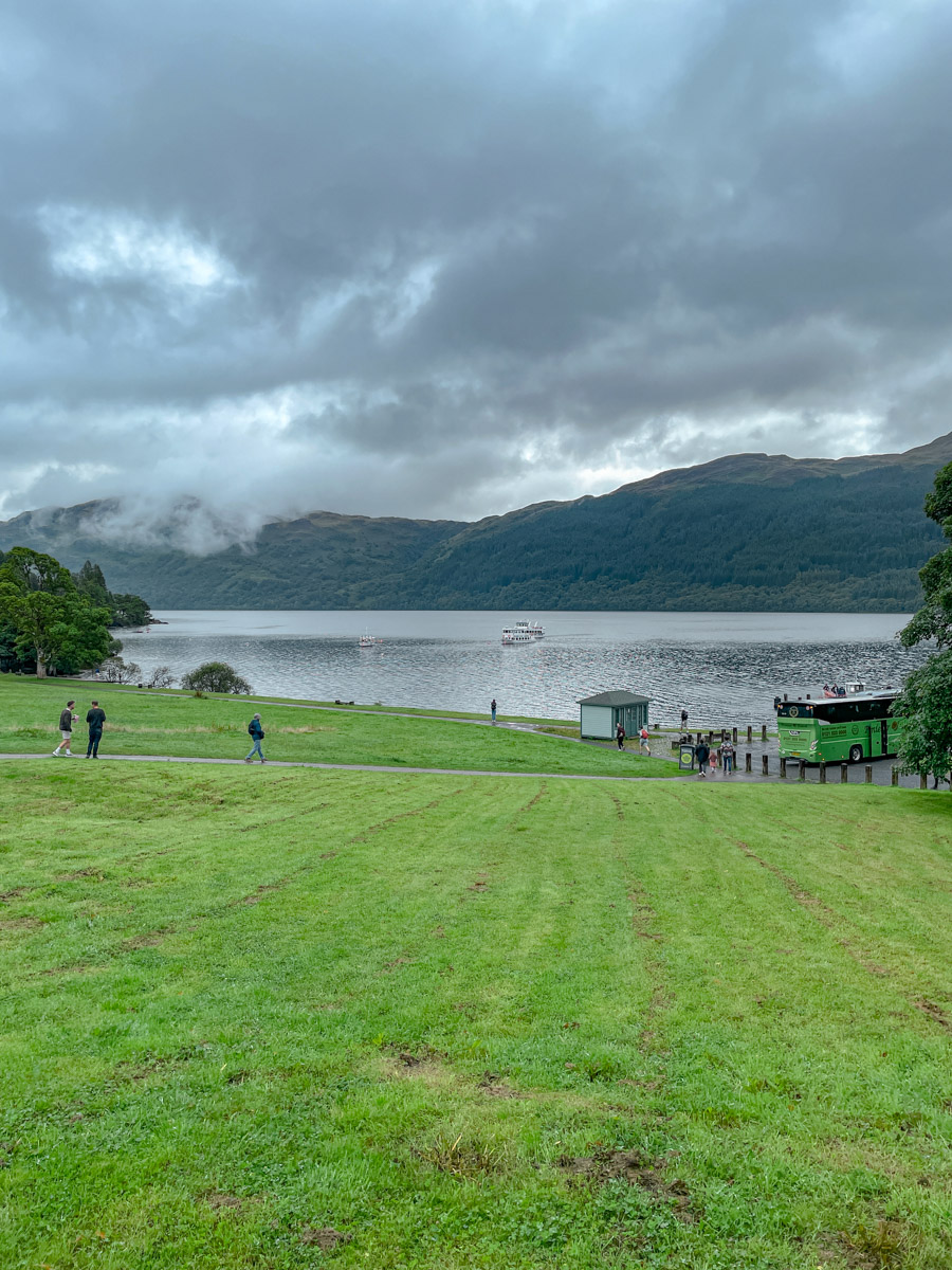 Loch Lomond lake in Scotland.