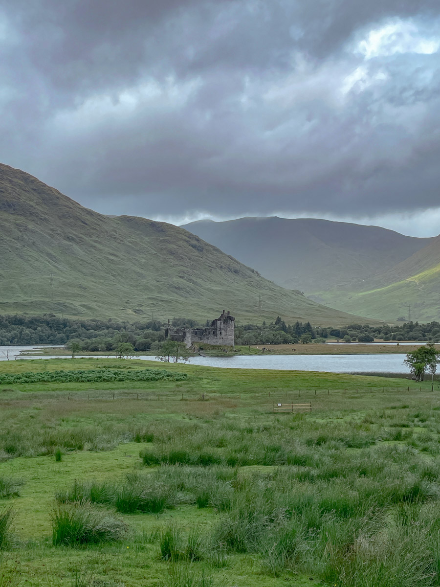 Kilchurn Castle from afar.
