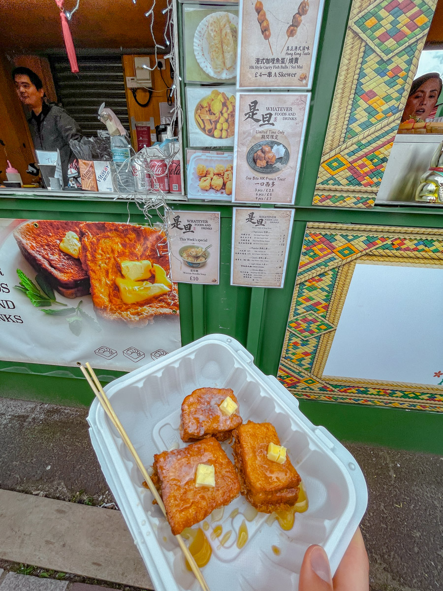 Hong Kong-style French toast.