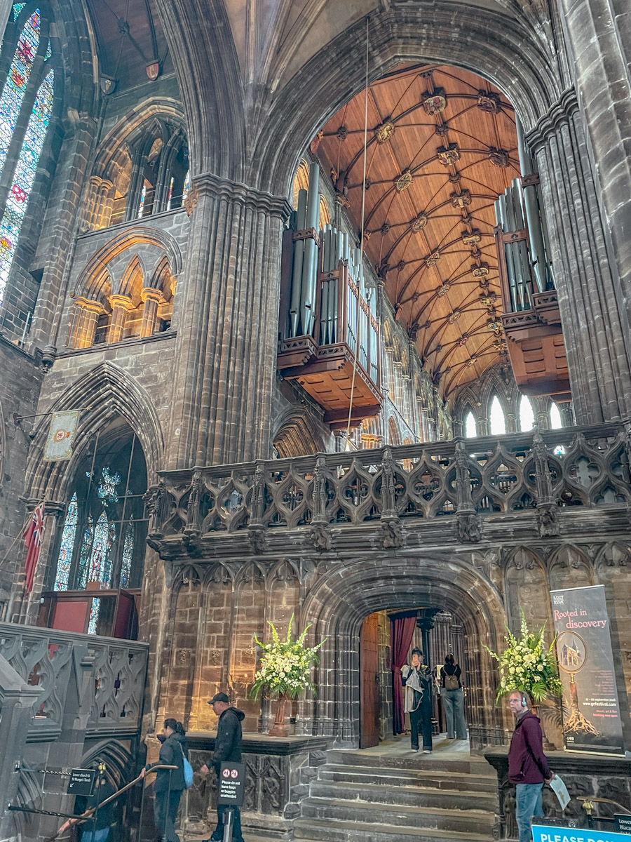 Glasgow Cathedral interiors.